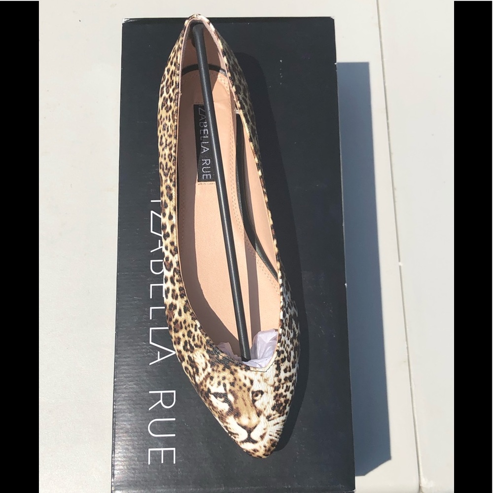 Izabella Rue Leopard Flats
